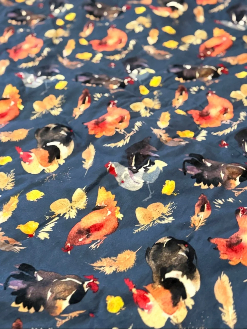 Handmade Denim Patchwork Throw 5ft x4ft